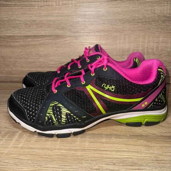 Ryka Vida RZX Women's Training Walking Gym Shoes Sneakers Black Pink Size 10 - Picture 2 of 10